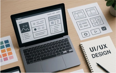 Visually polished dark mode graphic asset libraries for interface UI assets